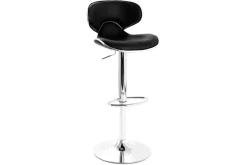 Miliboo Tabouret De Bar-Tabourets de bar design noirs (lot de 2) PEGASE
