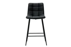 Miliboo Tabouret De Bar-Tabourets de bar design noirs H65 cm (lot de 2) MAXWELL