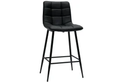 Miliboo Tabouret De Bar-Tabourets de bar design noirs H65 cm (lot de 2) MAXWELL