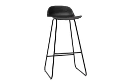 Miliboo Tabouret De Bar-Tabourets de bar design noirs H70 cm (lot de 2) ELLA