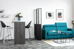 Miliboo Tabouret De Bar-Tabourets de bar design noir 76 cm (lot de 2) ONA