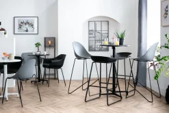 Miliboo Tabouret De Bar-Tabourets de bar design noirs H75 cm (lot de 2) PEBBLE