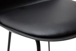 Miliboo Tabouret De Bar-Tabourets de bar design noirs pieds métal 65 cm (lot de 2) FRANZ