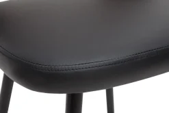 Miliboo Tabouret De Bar-Tabourets de bar design noir et noyer H66.5 (lot de 2) FALCOM