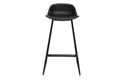 Miliboo Tabouret De Bar-Tabourets de bar design noirs H65 cm (lot de 2) ELLA