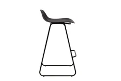 Miliboo Tabouret De Bar-Tabourets de bar design noirs H65 cm (lot de 2) ELLA