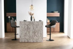 Miliboo Tabouret De Bar-Tabourets de bar design réglables noirs (lot de 2) COX