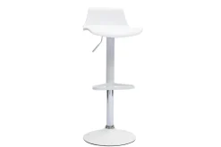 Miliboo Tabouret De Bar-Tabourets de bar design réglables blancs 360° (lot de 2) KRONOS