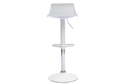 Miliboo Tabouret De Bar-Tabourets de bar design réglables blancs 360° (lot de 2) KRONOS