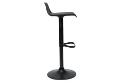 Miliboo Tabouret De Bar-Tabourets de bar design réglables noirs 360° (lot de 2) KRONOS