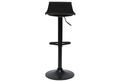 Miliboo Tabouret De Bar-Tabourets de bar design réglables noirs 360° (lot de 2) KRONOS