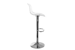 Miliboo Tabouret De Bar-Tabourets de bar design réglables transparents (lot de 2) GALILEO