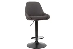 Miliboo Tabouret De Bar-Tabourets de bar design réglables gris foncé (lot de 2) HOLO