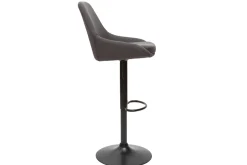 Miliboo Tabouret De Bar-Tabourets de bar design réglables gris foncé (lot de 2) HOLO