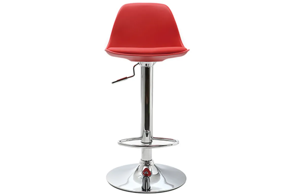 Miliboo Tabouret De Bar-Tabourets de bar design rouges (lot de 2) STEEVY