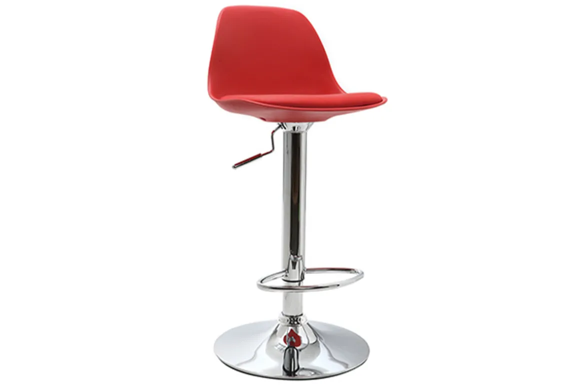 Miliboo Tabouret De Bar-Tabourets de bar design rouges (lot de 2) STEEVY
