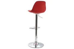 Miliboo Tabouret De Bar-Tabourets de bar design rouges (lot de 2) STEEVY
