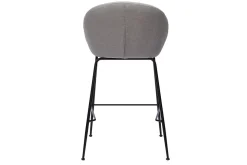 Miliboo Tabouret De Bar-Tabourets de bar design tissu gris clair 65 cm (lot de 2) SHERU