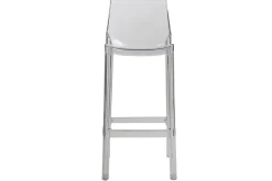 Miliboo Tabouret De Bar|Chaise De Jardin-Tabourets de bar design transparents intérieur - extérieur H75 cm (lot de 2) YLAK