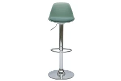 Miliboo Tabouret De Bar-Tabourets de bar design vert de gris (lot de 2) STEEVY