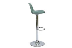 Miliboo Tabouret De Bar-Tabourets de bar design vert de gris (lot de 2) STEEVY