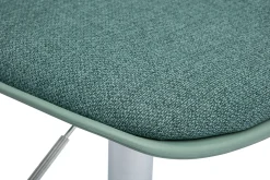 Miliboo Tabouret De Bar-Tabourets de bar design vert de gris (lot de 2) STEEVY