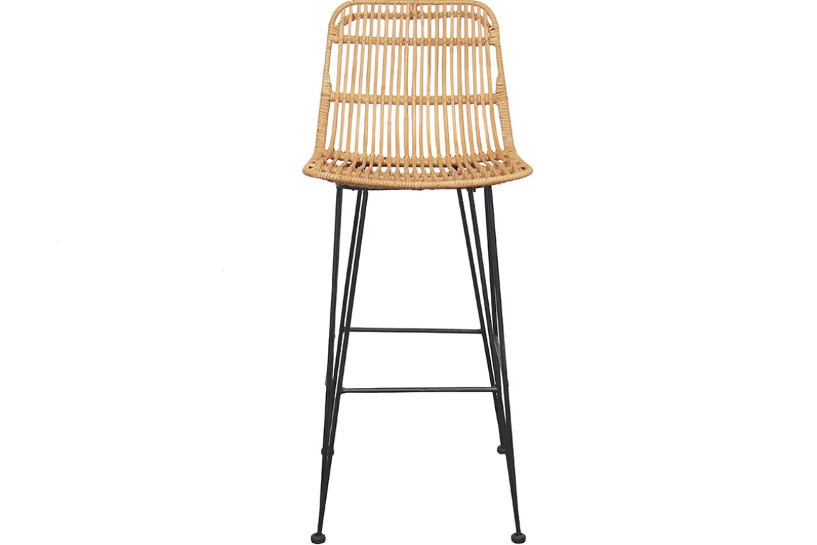 Miliboo Tabouret De Bar-Tabourets de bar en rotin (lot de 2) MALACCA
