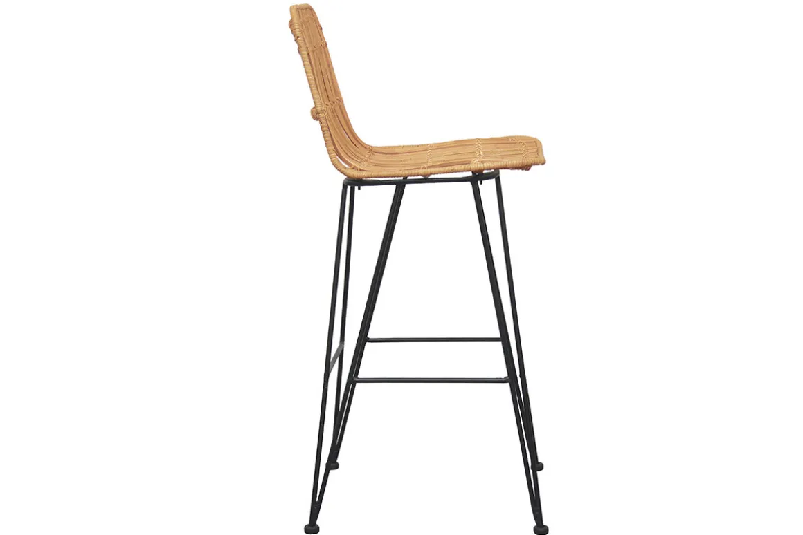 Miliboo Tabouret De Bar-Tabourets de bar en rotin (lot de 2) MALACCA