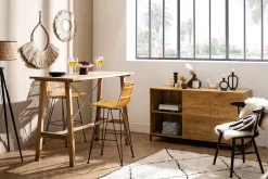 Miliboo Tabouret De Bar-Tabourets de bar en rotin (lot de 2) MALACCA