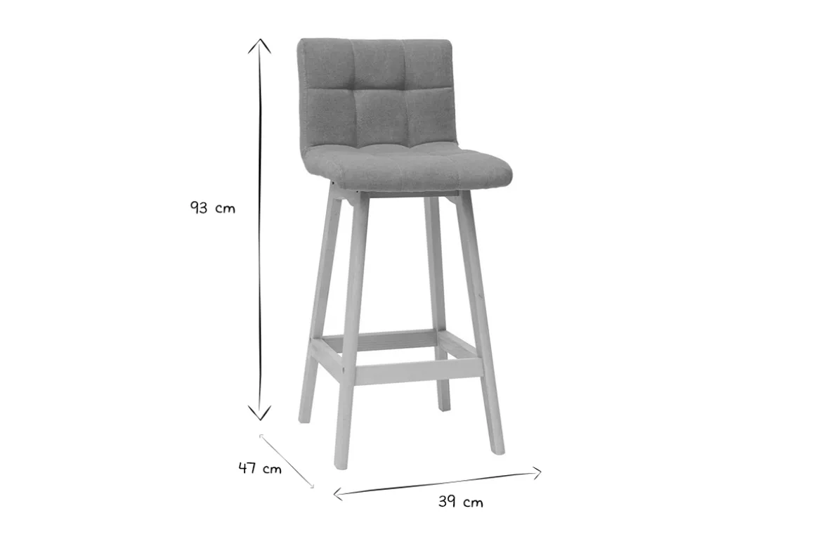 Miliboo Tabouret De Bar-Tabourets de bar en tissu effet velours jaune moutarde et bois clair H65 cm (lot de 2) KLARIS