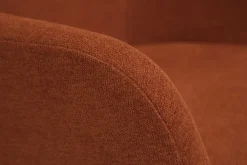 Miliboo Tabouret De Bar-Tabourets de bar en tissu effet velours terre brûlée H65 cm (lot de 2) AMIKA