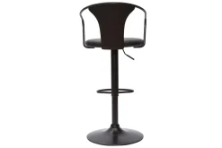 Miliboo Tabouret De Bar-Tabourets de bar industriels réglables noirs (lot de 2) BECKETT