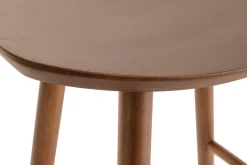 Miliboo Tabouret De Bar-Tabourets de bar noyer H65 cm (lot de 2) DEMORY