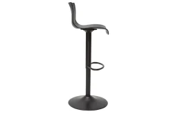 Miliboo Tabouret De Bar-Tabourets de bar réglables design en métal noir (lot de 2) ONA