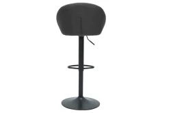 Miliboo Tabouret De Bar-Tabourets de bar réglables design gris anthracite (lot de 2) SHERU