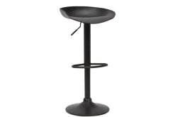 Miliboo Tabouret De Bar-Tabourets de bar réglables design noirs H65 cm (lot de 2) PEBBLE