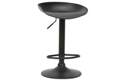 Miliboo Tabouret De Bar-Tabourets de bar réglables design noirs H65 cm (lot de 2) PEBBLE