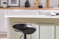 Miliboo Tabouret De Bar-Tabourets de bar réglables design noirs H65 cm (lot de 2) PEBBLE