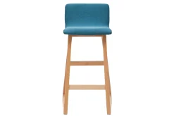 Miliboo Tabouret De Bar-Tabourets de bar scandinaves bleu canard 65 cm (lot de 2) OSAKA