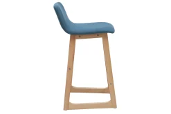 Miliboo Tabouret De Bar-Tabourets de bar scandinaves bleu canard 65 cm (lot de 2) OSAKA