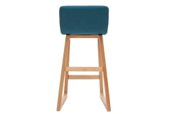 Miliboo Tabouret De Bar-Tabourets de bar scandinaves bleu canard 65 cm (lot de 2) OSAKA