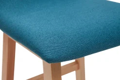 Miliboo Tabouret De Bar-Tabourets de bar scandinaves bleu canard 65 cm (lot de 2) OSAKA