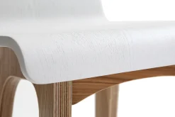 Miliboo Tabouret De Bar-Tabourets de bar scandinaves bois clair et blanc H65 cm (lot de 2) BALTIK