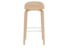 Miliboo Tabouret De Bar-Tabourets de bar scandinaves bois chêne H68 cm (lot de 2) OBRA