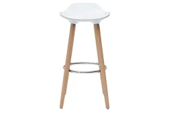 Miliboo Tabouret De Bar-Tabourets de bar scandinaves blancs (lot de 2) GILDA