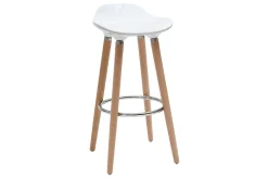 Miliboo Tabouret De Bar-Tabourets de bar scandinaves blancs (lot de 2) GILDA