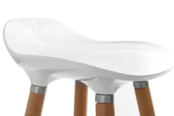 Miliboo Tabouret De Bar-Tabourets de bar scandinaves blancs (lot de 2) GILDA