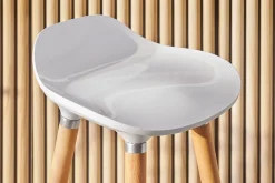 Miliboo Tabouret De Bar-Tabourets de bar scandinaves blancs (lot de 2) GILDA