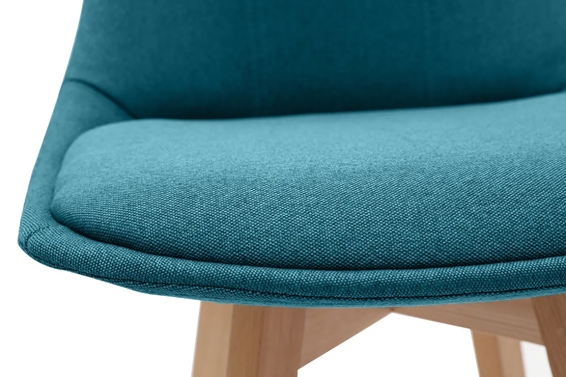 Miliboo Tabouret De Bar-Tabourets de bar scandinaves bleu canard 65 cm (lot de 2) MATILDE