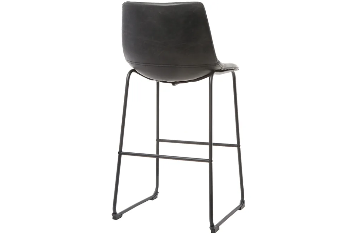Miliboo Tabouret De Bar-Tabourets de bar vintage noirs 73 cm (lot de 2) NEW ROCK